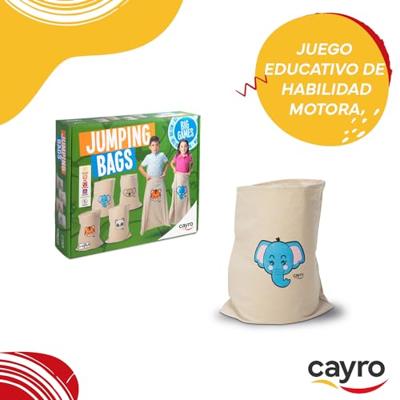 Behendigheidsspel Cayro Jumping bags 4 Onderdelen