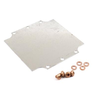 Hammond Electronics 1590ZGRP161PL 1590ZGRP161PL Inlegplaat Plaatstaal Natuur 1 stuk(s)