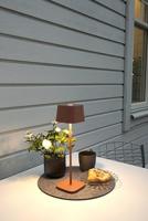 Konstsmide 7814-960 Capri LED-accutafellamp Terracotta - thumbnail
