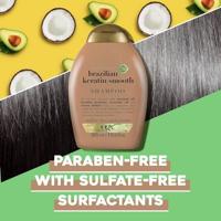 OGX Shampoo Ever Straight Brazilian Keratin Smooth 385ml - thumbnail