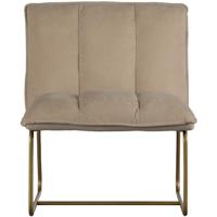 WOOOD Fauteuil 'Fie' Rib, kleur Zand - thumbnail