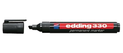 Viltstift edding 330 schuin 1-5mm zwart | 10 stuks Viltstift edding 330 schuin 1-5mm zwart | 10 stuks