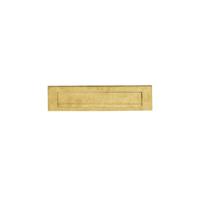 Intersteel Brievenbus met regenrandPosta messing getrommeld - 0011.400001 - thumbnail