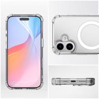 4Smarts Hybrid Case Ibiza Backcover Apple iPhone 16 Transparant Inductieve lading - thumbnail