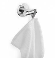 ZACK Scala Handdoekhaak met 2 Haken glans RVS - thumbnail