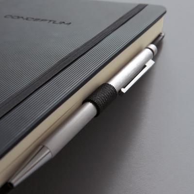 Notitieboek sigel conceptum pure a4+ lijn zwart