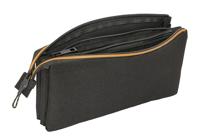 Pennenetui met 3 vakken Kings League Zwart 22 x 12 x 3 cm - thumbnail