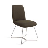 Jesper Home Eetkamerstoel 'Taiwa' Beehive Steel, kleur Jungle Jewel - thumbnail