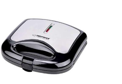 Esperanza ASIAGO sandwich maker 1000 W Zwart, Wit
