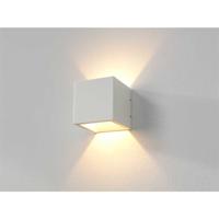 Artdelight Wandlamp Cube 10x10 cm wit - thumbnail