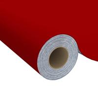 Meubelfolie zelfklevend 500x90 cm PVC rood - thumbnail