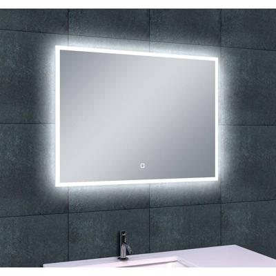 Quatro Led Spiegel 80X60 cm Aqua Splash Quatro Led Spiegel 80X60 cm Aqua Splash