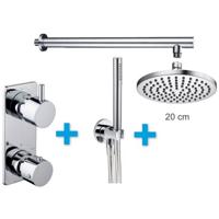 Inbouw Regendouche Amon Round Set Type 2 Aqua Splash - thumbnail