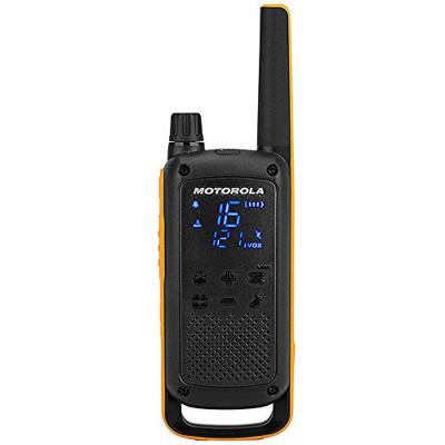 Motorola Talkabout T82 Extreme Quad Pack twee-weg radio 16 kanalen Zwart, Oranje
