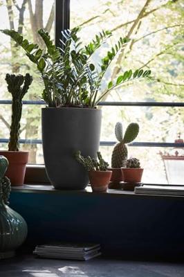 Elegante lage vaas - CAPI EUROPE - Glad NL - 26 x 36 cm - Beige