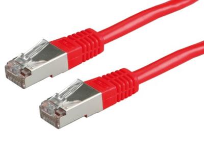 VALUE Patchkabel Cat.6 (Class E) S/FTP (PiMF), rood, 7 m