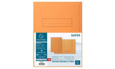 Exacompta dossiermap Super 210, pak van 50 stuks, oranje