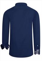 Italian Style - Heren Overhemd - Dubbele Knopen - Marine - Style-Italy - thumbnail