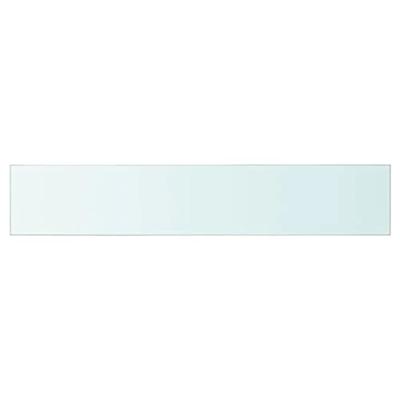 Wandschap transparant 110x20 cm glas - thumbnail