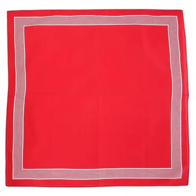 Boerenzakdoek Rood uni 55 x 55 cm - Rode zakdoek