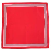 Boerenzakdoek Rood uni 55 x 55 cm - Rode zakdoek - thumbnail