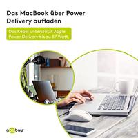 Goobay 39448 Lightning - USB-C™ laad- en synchronisatiekabel, 2 m, wit - MFi-kabel voor Apple iPhone/iPad wit - thumbnail