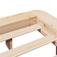 Bedframe zonder matras massief grenenhout 200x200 cm - thumbnail