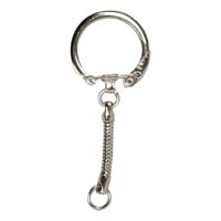 Creativ Company Sleutelhanger met ketting, 25st. - thumbnail