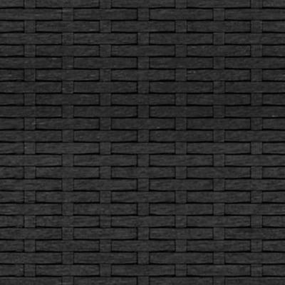 Tuinbank 3-zits met kussens poly rattan zwart Tuinbank 3-zits met kussens poly rattan zwart