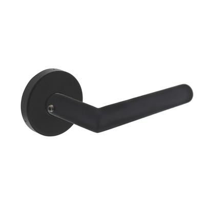 Intersteel AchterdeurbeslagJura massief rond RVS rozet zwart - 0023.405710