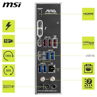 Moederbord MSI MAG Z890 TOMAHAWK WIFI - thumbnail