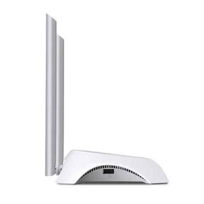 TP-Link 300 Mbps 3G/4G Single-Band Wi-Fi Router, 1x 2.0 USB Port, 5x Fast WAN/LAN Ports, Connect up to 32 devices, WPS Button, No Configuration Required, UK Plug (TL-MR3420)