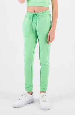 Black Bananas GRL Baseline Trainingsbroek Meisjes Groen - Maat 128 - Kleur: Groen | Soccerfanshop