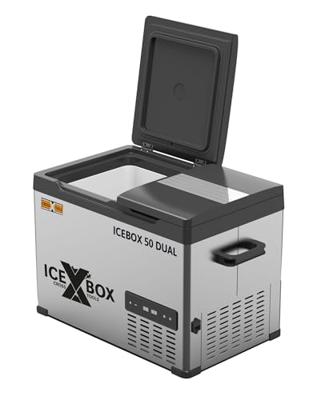 T.I.P. - Technische Industrie Produkte Icebox 50 DUAL Koelbox Energielabel: D (A - G) Compressor 12 V, 24 V, 230 V Grijs, Zwart 44.4 l -20 tot +20 °C