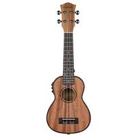 Cascha HH 2026L linkshandige premium sopraan ukelele met tas en plectra - thumbnail