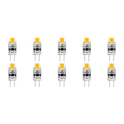 LED Lamp 10 Pack - Velvalux - G4 Fitting - Dimbaar - 2W - Natuurlijk Wit 4000K - 12V Steeklamp | Vervangt 20W
