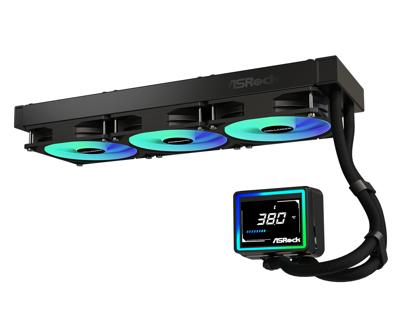 Asrock Challenger 360 Digital Processor Kit voor vloeistofkoeling 12 cm Zwart