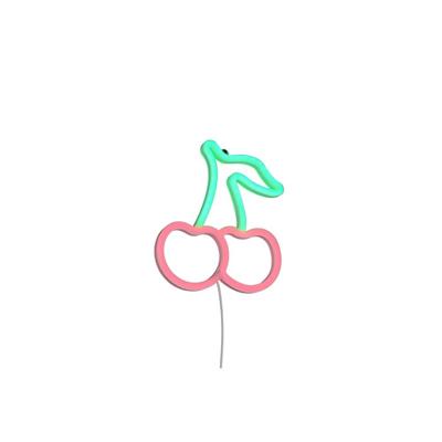 Trio Neon wandlampCerise groen rood - R23701100