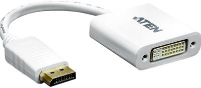 ATEN DisplayPort Kabel DisplayPort Male - DVI-D 24+1-Pins Male 0.15 m Wit
