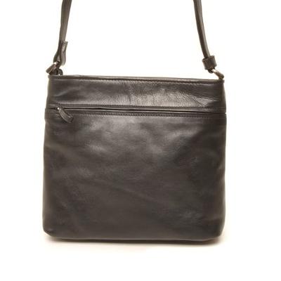 Berba leren Crossbody tas Soft Zwart Berba leren Crossbody tas Soft Zwart