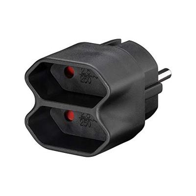 goobay Voedingsadapter 1 beschermend contact -> Euro stekkerdoos adapter
