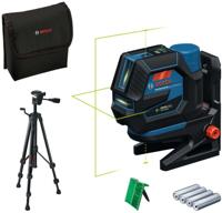 Bosch Professional GCL 12V-50-22 CG Punt- en kruislijnlaser groen + BT 150 statief 12V Basic Body met batterijhouder - 0601066S01 - thumbnail