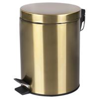 Pedaalemmer Differnz Soft Close Deksel 5 Liter Mat Goud Differnz - thumbnail