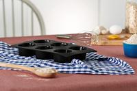 LEKUE - Bakken - Bakvorm 6 muffins zwart - thumbnail