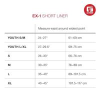 G-FORM protectie shorts "ex-1 short liner" shorts ex-1 short liner size l - thumbnail