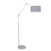 Steinhauer VloerlampPrestige Chic metaal met lichtblauwe kap - 3937ST - thumbnail