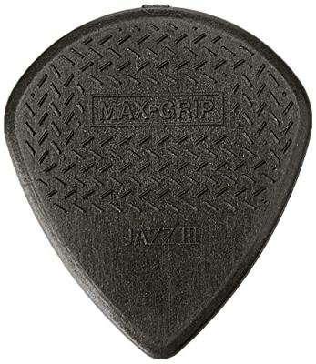 Dunlop Max Grip Jazz III Carbon Fiber plectrums (6 stuks)