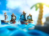 SmartGames Pirates Crossfire puzzel bordspel - thumbnail