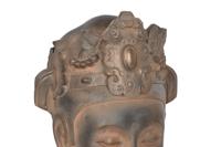 Decoratieve figuren Home ESPRIT Bruin Zwart Boeddha Orientaals 15 x 18 x 38 cm - thumbnail