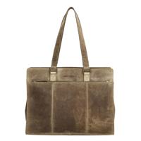 Hide & Stitches Idaho Laptopbag 15,6 inch-Sand - thumbnail
